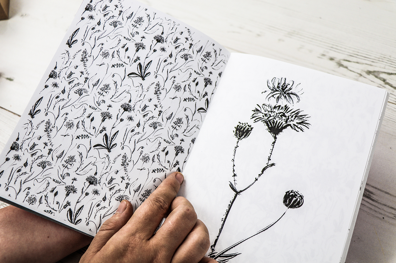 The Orphaned Spaces: Hand-stitched journal